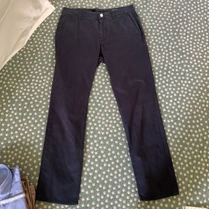 bonobos 32/32 navy khaki pants